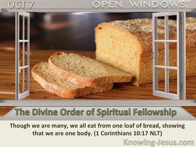 The Divine Order of Spiritual Fellowship